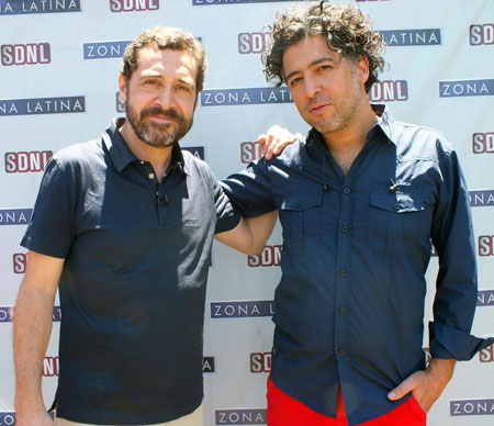 Patricio Wang con Manuel García la semana pasada en Chile. © SDNL