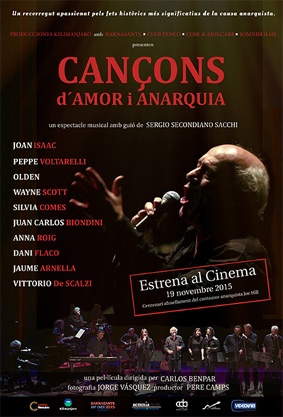 Cartel del documental «Cançons d