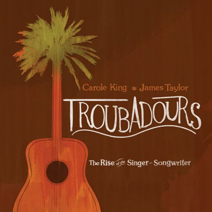 Portada del documental «Troubadours - The Rise of the Singer-Songwriter» 