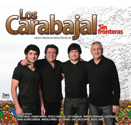 Portada del CD «Sin fronteras» de Los Carabajal. 