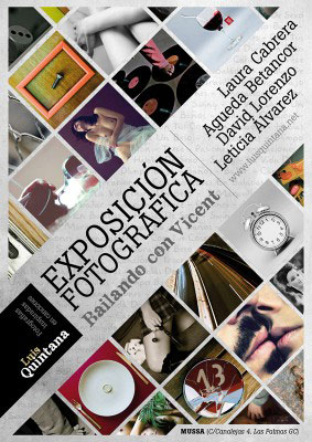 Cartel de la exposición fotográfica. 