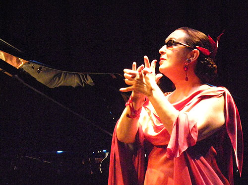 Martirio, acompañada al piano por José María Vitier en l'Auditori de Barcelona el pasado 20 de mayo. © Federico Francesch