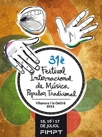 Cartel del 31º Festival Internacional de Música Popular Tradicional, FIMPT. 