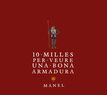 Portada del disco «10 milles per veure una bona armadura» de Manel 