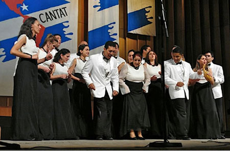 La coral cubana Schola Cantorum Coralina. 