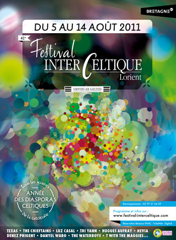 Cartel del 41e Festival Interceltique de Lorient. 