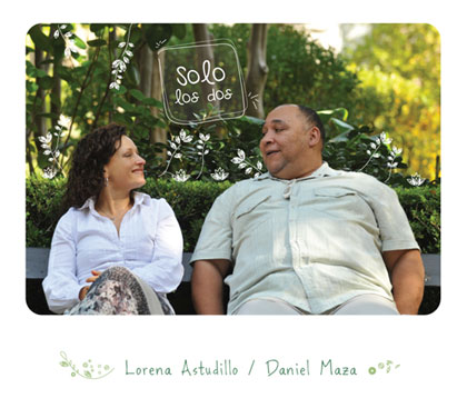 Portada del disco «Sólo los dos» de Lorena Astudillo y Daniel Maza. 