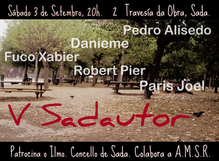 Cartel del  la V Edición del Sadautor. 