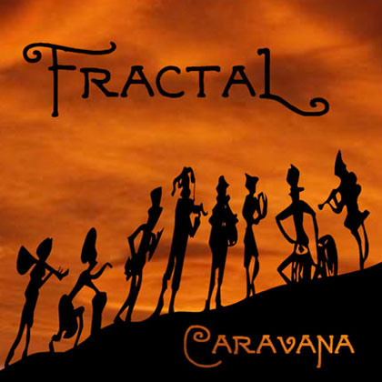 Portada del disco «Caravana» del grupo chileno Fractal 