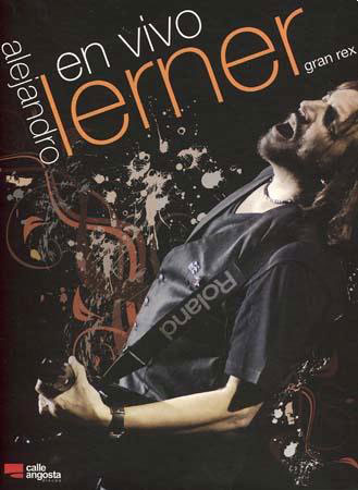 Portada del DVD «En vivo Gran Rex» de Alejandro Lerner. 