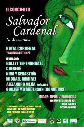 Cartel del II concierto Salvador Cardenal Barquero in memoriam 