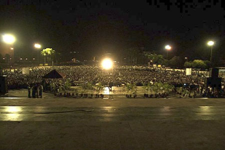 Silvio Rodriguez en Santiago de Cuba. © Iván Soca