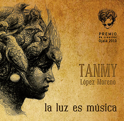 Portada del disco «La luz es música» de Tanmy López Moreno. 