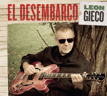 Portada del disco «El desembarco» de León Gieco. 