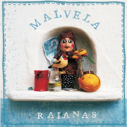 Portada del disco «Raianas» de Malvela 