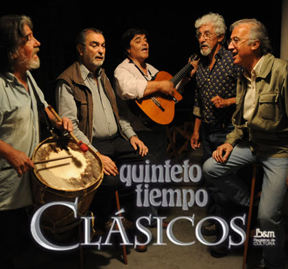 Portada del disco «Clásicos» del Quinteto Tiempo. 