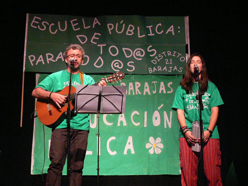 Fran y Marta Espinosa. Dos generaciones de trovadores. © David Carrascosa Campos