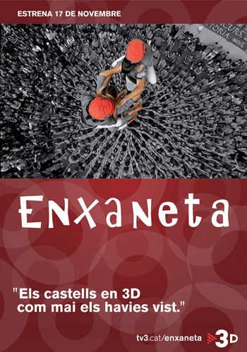 Cartel de la películal documental «Enxaneta». 