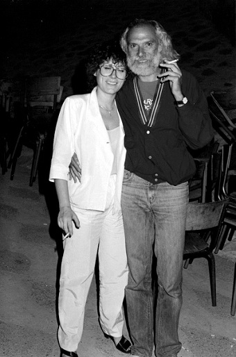 Marina Rossell y Georges Moustaki en Asilah - 1984 © Archivo Marina Rosell