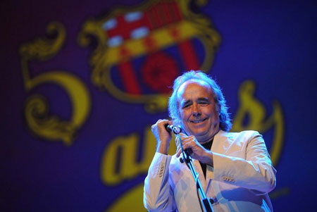 Serrat, confeso seguidor del Barça. © El Mundo Deportivo