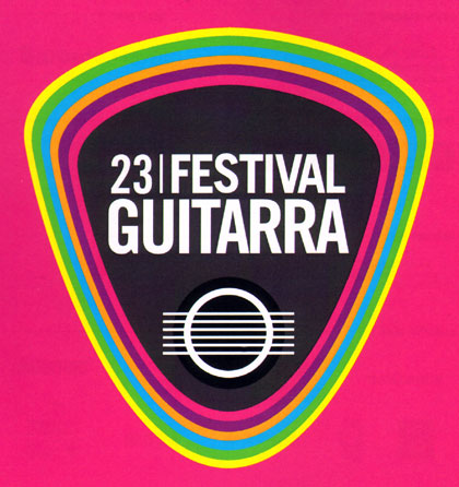 Logo del 23 Festival de Guitarra de Barcelona. 