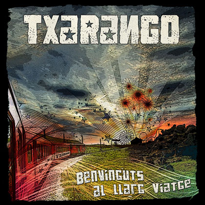 Portada del disco «Benvinguts al llarg viatge» de Txarango. 