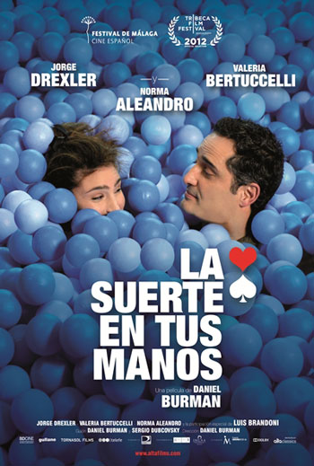 Cartel de la película «La suerte en tus manos» de Daniel Burman. 