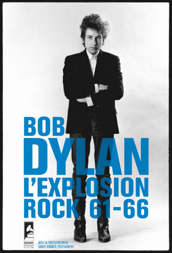 Cartel de la exposición «Bob Dylan, L'explosion Rock 61-66». 