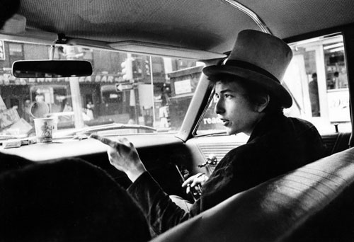 Bob Dylan en 1964 en Philadelphia © Daniel Kramer