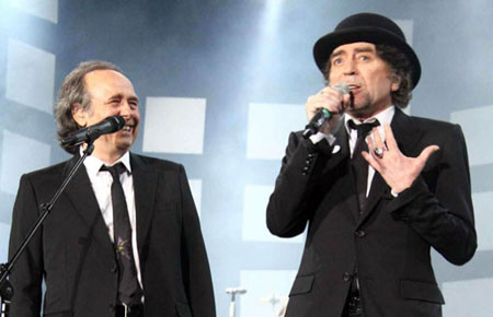 Joan Manuel Serrat y Joaquín Sabina. 