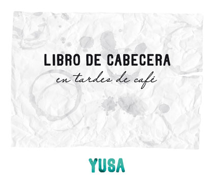 Portada del disco «Libro de cabecera, en tardes de café» de Yusa. 