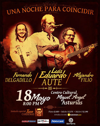 Cartel del concierto «Una noche para coincidir»