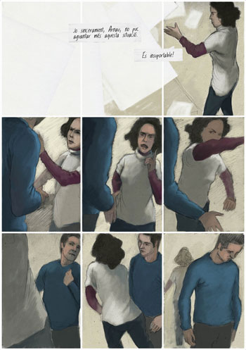 Fragmento del cómic-CD «Els dies del Saurí» de VerdCel.