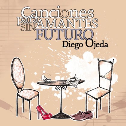 Portada del triple CD «Canciones para amantes sin futuro» de Diego Ojeda