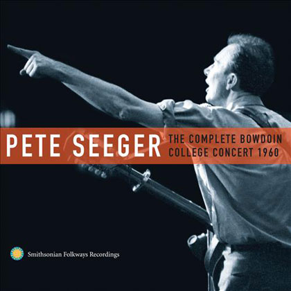 Portada del disco «The Complete Bowdoin College Concert 1960» de Pete Seeger.