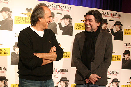 Joan Manuel Serrat y Joaquín Sabina. © Xavier Pintanel