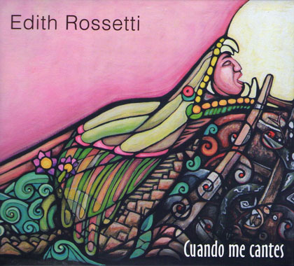 Portada del disco «Cuando me cantes» de Edith Rossetti.