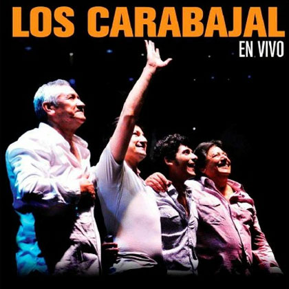 Portada del disco «Los Carabajal en vivo».