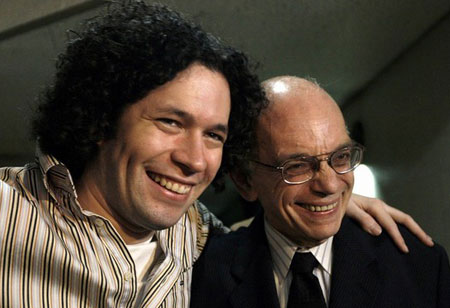 José Antonio Abreu y Gustavo Dudamel. © EFE