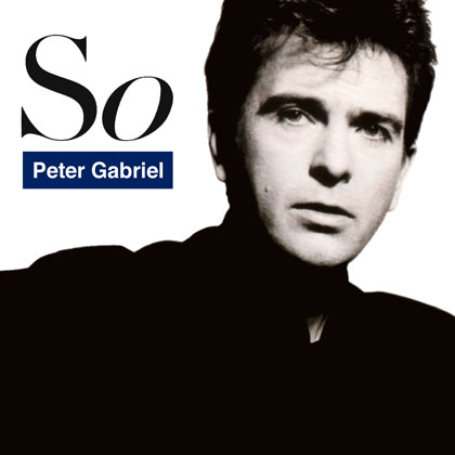 Portada original del disco «So» de Peter Gabriel.