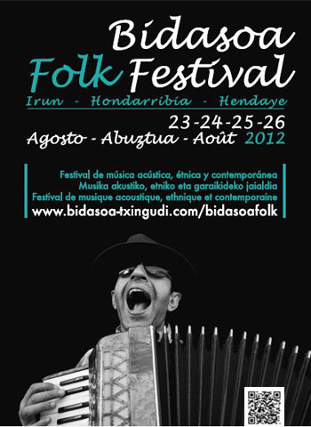 Cartel del XII BidasoaFolk 2012