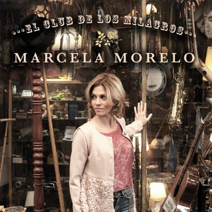 Portada del disco «El club de los milagros» de Marcela Morelo.