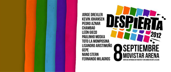 Cartel del Festival Despierta! 2012