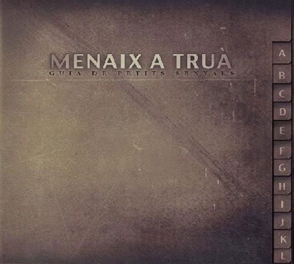 Portada del disco «Guia de petits senyals» de Menaix a Truà.