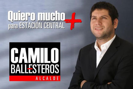 Afiche de la campaña de Camilo Ballesteros a la alcaldía de Estación.