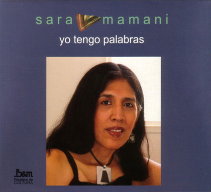 Portada del disco «Yo tengo palabras» de Sara Mamani.