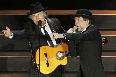 Joan Manuel Serrat y Joaquín Sabina.