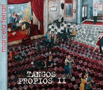 Portada del disco «Tangos Propios II» de Marcela Ferrari.