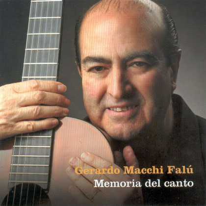 Portada del disco «La memoria del canto» de Gerardo Macchi Falú.