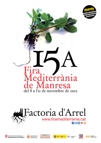 Cartel de la XV Fira Mediterrània de Manresa 2012